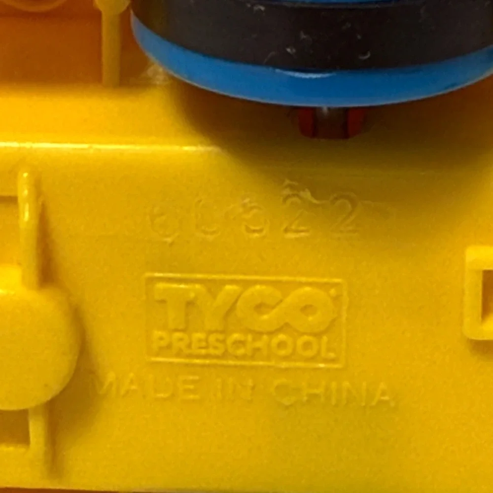 Vintage Tyco Sesame Street‎ Big Bird Train Engine Toy Red Yellow Blue 60322 *